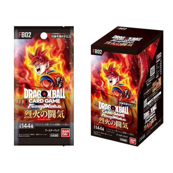 Dragon Ball Super Fusion World Blazing Aura FB02 Display (japanisch)